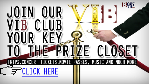 Join our V.I. “B” 98.5 Club!